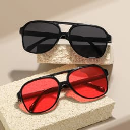 New Pc Frame Round Sunglasses Women Men Vintage Brand Square Sun Glasses for Male Shades Female Eyewear Circular Sunglasses