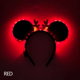 1pc Lovely Glowing Light Up Mouse Ears Headbands LED Neon Mickey Hairband Boy Girls Luminous Headbands Cosplay Hair Accessories