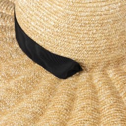 USPOP New Spring Summer Sun Hats Fashion Casual Scalloped Brim Straw Jazz Hat with Straps for Outdoor Beach Sun Protection