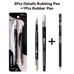Sketch Pen Brush Artist Blending Pen Washable Rubbing Sponge Wipe Clean Tool Set Reusable Drawing Processing Rendering Eraser