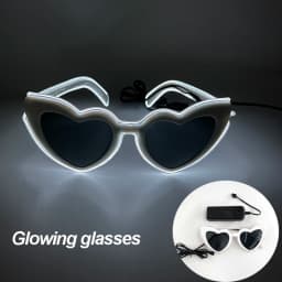 1 pcs Punk Glasses Men Women Costumes Sunglasses Luminous Led Sunglasses Boys Girls Eyewear Halloween Christmas Decor Sunglasses