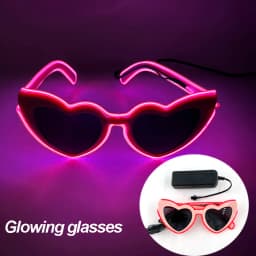 1 pcs Punk Glasses Men Women Costumes Sunglasses Luminous Led Sunglasses Boys Girls Eyewear Halloween Christmas Decor Sunglasses