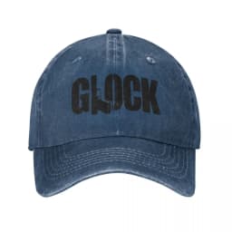 Glock Tactical Shooting Gun Baseball Caps Distressed Denim Snapback Cap Unisex Outdoor All Seasons Travel Unstructured Caps Hat