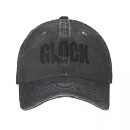 Glock Tactical Shooting Gun Baseball Caps Distressed Denim Snapback Cap Unisex Outdoor All Seasons Travel Unstructured Caps Hat