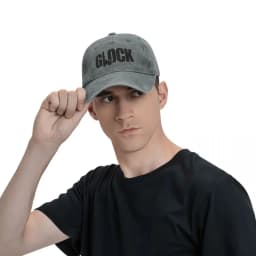 Glock Tactical Shooting Gun Baseball Caps Distressed Denim Snapback Cap Unisex Outdoor All Seasons Travel Unstructured Caps Hat