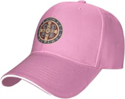 St Benedict Medal Holy Cross Baseball Cap Adult Unisex Adjustable Hat for Men Women