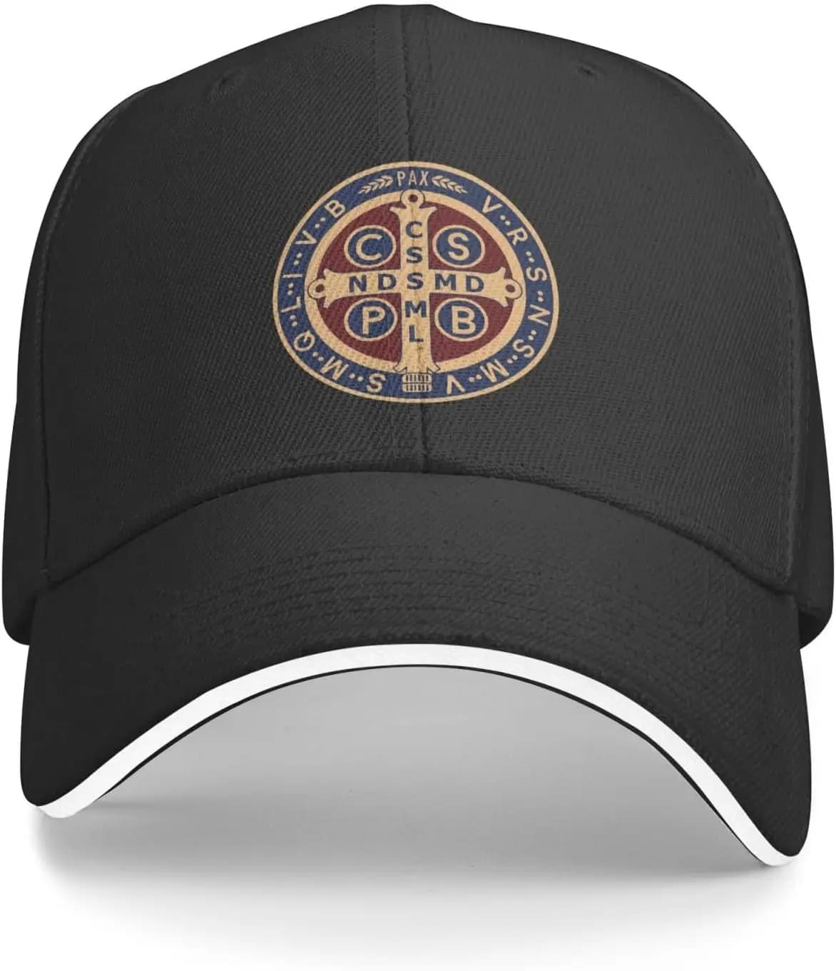 St Benedict Medal Holy Cross Baseball Cap Adult Unisex Adjustable Hat for Men Women