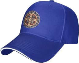 St Benedict Medal Holy Cross Baseball Cap Adult Unisex Adjustable Hat for Men Women