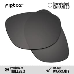 Firtox True UV400 Polarized Lenses Replacement for Oakley Trillbe X OO9340 Sunglasses (Lens Only) - Multiple Colors