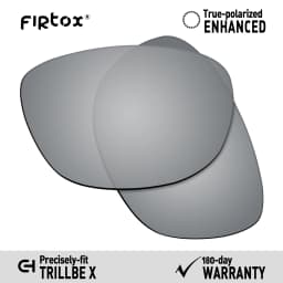 Firtox True UV400 Polarized Lenses Replacement for Oakley Trillbe X OO9340 Sunglasses (Lens Only) - Multiple Colors