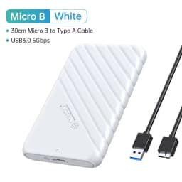 ORICO 2.5" Hard Drive Enclosure 2.5 Inch HDD Case USB Type C SATA 5Gbps for SSD HDD 9.5 7mm External Hard Drive Disk Case for Pc
