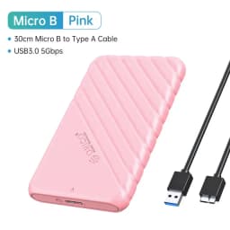 ORICO 2.5" Hard Drive Enclosure 2.5 Inch HDD Case USB Type C SATA 5Gbps for SSD HDD 9.5 7mm External Hard Drive Disk Case for Pc