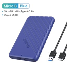 ORICO 2.5" Hard Drive Enclosure 2.5 Inch HDD Case USB Type C SATA 5Gbps for SSD HDD 9.5 7mm External Hard Drive Disk Case for Pc