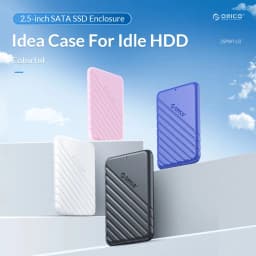 ORICO 2.5" Hard Drive Enclosure 2.5 Inch HDD Case USB Type C SATA 5Gbps for SSD HDD 9.5 7mm External Hard Drive Disk Case for Pc