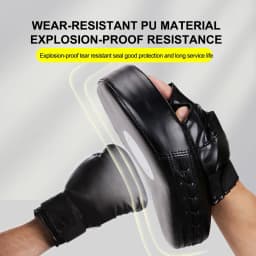 2/1PCS Kick Boxing Gloves Pad Punch Target Bag PU Muay Thai Free Fight Sanda Training Adults Kids Boxing Training Gloves