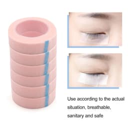 3pcs/5pcs Breathable Medical Paper Tape Eyelash Extension Lint Lashes Patch White Silk Paper Under Patches Adhesive Tape