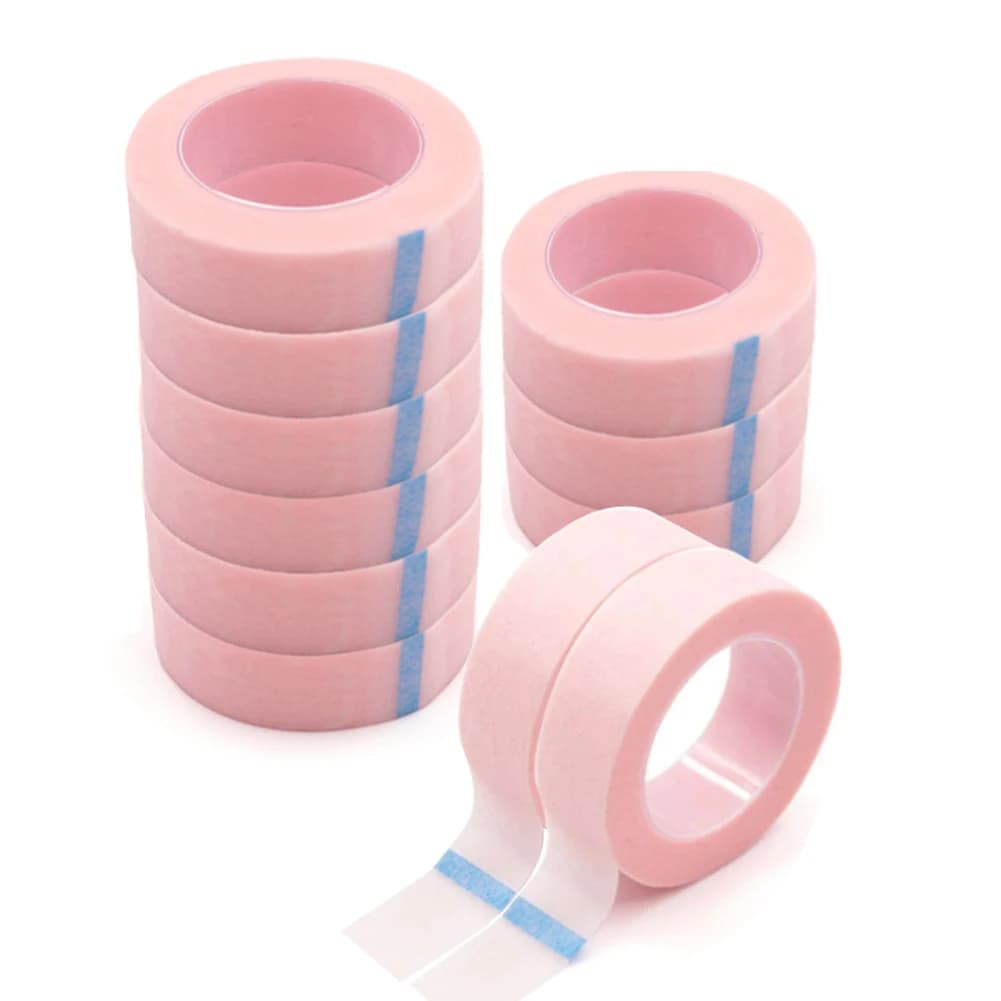 3pcs/5pcs Breathable Medical Paper Tape Eyelash Extension Lint Lashes Patch White Silk Paper Under Patches Adhesive Tape