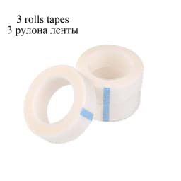 3pcs/5pcs Breathable Medical Paper Tape Eyelash Extension Lint Lashes Patch White Silk Paper Under Patches Adhesive Tape