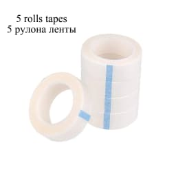 3pcs/5pcs Breathable Medical Paper Tape Eyelash Extension Lint Lashes Patch White Silk Paper Under Patches Adhesive Tape