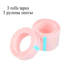 3pcs/5pcs Breathable Medical Paper Tape Eyelash Extension Lint Lashes Patch White Silk Paper Under Patches Adhesive Tape