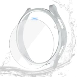 Glass+Case for Samsung Galaxy Watch 7 Waterproof PC Galaxy Watch 6 5 4 40mm 44mm Cover Galaxy Watch FE Cover+Screen Protector