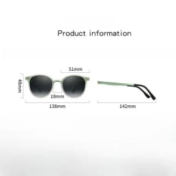 F·DRACON Alloy Frame New Polarized Magnetic 2-in-1 Round Women's Frame Driving Fishing Optical Prescription Sunglasses Men 2262