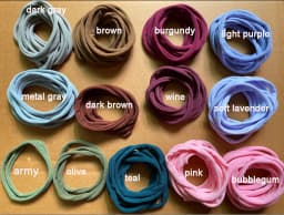 1000pc/lot Super Soft Traceless Stretchy Thin Skinny Nylon Headbands 2.5cm Width Children Baby Girls Kid DIY Thin Nylon Headband