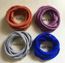 1000pc/lot Super Soft Traceless Stretchy Thin Skinny Nylon Headbands 2.5cm Width Children Baby Girls Kid DIY Thin Nylon Headband