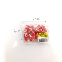 New Miniature Supermarket food simulation beefsteak salmon Bacon beef roll for Doll House Mini Kitchen Birthday/Christmas gifts