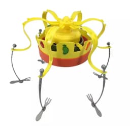 Chow Crown Food Hat Funny Trick Party Bubble Crab Party Prop Game Toy Parent-Child Interaction Games for Kid Party Birthday Gift