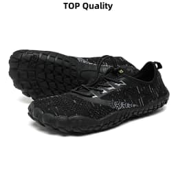 Wide Toe Zero Barefoot Shoes Mens Minimalist Water Shoes Breathable for Walking Rock Climbing Wrestling Trail Running Sneakers