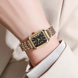 2026 Hot Brand Stainless Steel Strap Watch Women Luxury Gift Quartz Wristwatch Student Fashion Simple Square Quartz Watches
