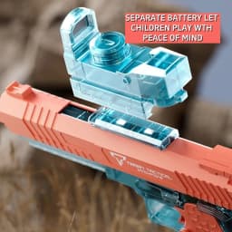 Automatic Desert Eagle Water Gun Toys Electric Shooting Flashing Lights Battle Water Pistol Spray Outdoor Pool Toys for Boy Gift
