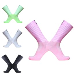 2026 New Cycling Slip Pro Socks Anti Team Aero Seamless Silicone Running Sport Road Bike Socks