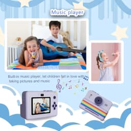 Children's Printable Camera Toy Small Camera Gift for Boys and Girls