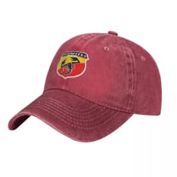 Abarth Scorpion Denim Baseball Cap Car Logo Unisex-Teens Custom Hip Hop Hats Streetwear University Dropshipping Baseball Caps