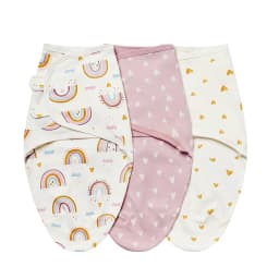3 Piece A Suit INSULAR Cotton Baby Anti-shock Sleeping Bags Newborn Swaddle Wrap Bags Held By The Baby Anti-kick Spanned