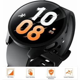PC Watch Case+Tempered Glass for Samsung Galaxy Watch7/6/5/4 40/44mm Full Bumper Screen Protective Case Galaxy Watch Accessories