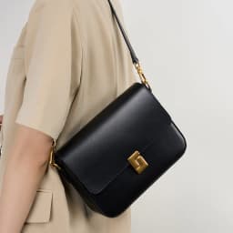 New Women Casual Split Leather Underarm Handbag Ladies Commuter Shoulder Crossbody Tofu Bag Fashionable Girl's Small Square Bags