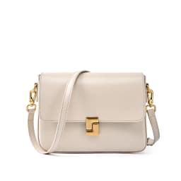 New Women Casual Split Leather Underarm Handbag Ladies Commuter Shoulder Crossbody Tofu Bag Fashionable Girl's Small Square Bags