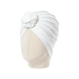 2024 Summer New Cotton Top Knot Flower Decor Headwrap Women Muslim Turban Hat Bonnet Beanie Headscarf Chemo Cap Bandanas