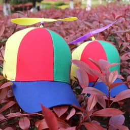 Funny Snapback Hat Helicopter Propeller Adventure Dad Hat Rainbow Bamboo Dragonfly Baseball Cap For Adult Kids Boys Girls