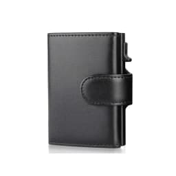 Rfid PU Leather Men Wallets Credit Card Holder Trifold Wallet Card Case Smart Slim Thin Coin Pocket Wallet for Daily Use