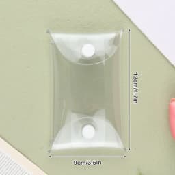 Mini Anime Doll Display Bag Transparent Coin Purse Keychain Pendant Square Pouch Organizer Key Lipstick Earphone Storage Bag