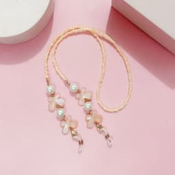 Adjustable Sunglasses Lanyard Strap Anti-slip Reading Glasses Eyeglass Chain Colorful Mask Chains Butterfly Pearl Hanging Rope