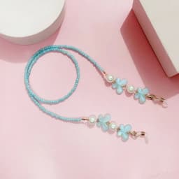 Adjustable Sunglasses Lanyard Strap Anti-slip Reading Glasses Eyeglass Chain Colorful Mask Chains Butterfly Pearl Hanging Rope