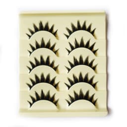 5 Paris Cat Eye False Eyelashes Long Thick Cosplay Fake Eye Lashes Extension Smokey Natural Makeup Handmade Reusable