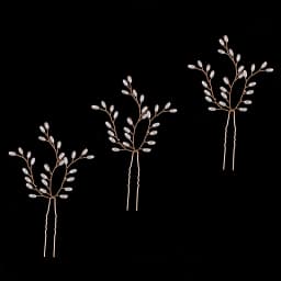 3Pcs/set Crystal Pearl Hairpins for Women Wedding Party Bag Hat Accessories Hair Sticks Girls Holiday Gifts Jewelry Headpieces