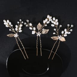 3Pcs/set Crystal Pearl Hairpins for Women Wedding Party Bag Hat Accessories Hair Sticks Girls Holiday Gifts Jewelry Headpieces