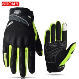 SUOMY Summer Women Pink Motorcycle Gloves Lady Purple Full Finger Motocross Gloves Men Touch Screen Cycling Gloves XS-XXL